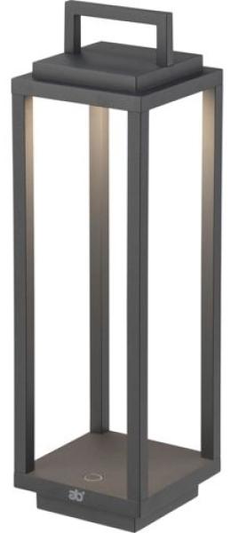 ab+ by Abert Resort tragbare Tischleuchte anthrazit