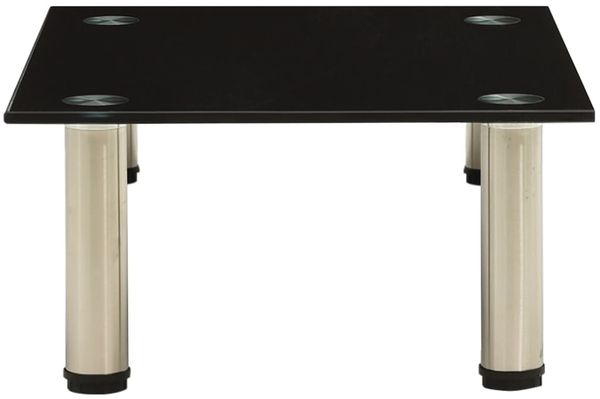 TV-Ständer, TV-regal 40 x 35 x 17 cm Schwarz Hartglas Bild 3