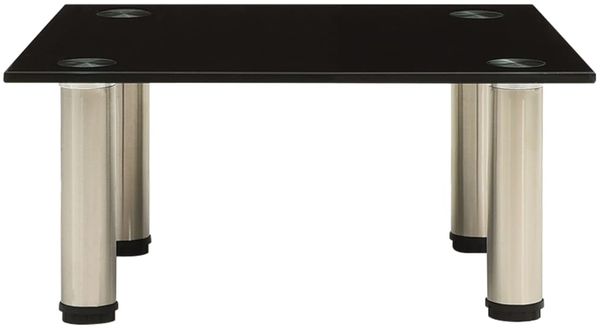 TV-Ständer, TV-regal 40 x 35 x 17 cm Schwarz Hartglas Bild 2
