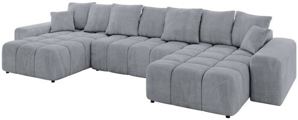 ALTDECOR Wohnlandschaft ENIL-U, Couch mit Schlaffunktion, Wohnzimmer - Ecksofa, Corner Sofa Bett Eckcouch Couch U-Form Schlafcouch Ausziehbar