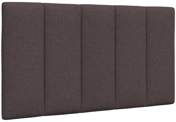 vidaXL Bettgestell ohne Matratze "Hanko" Dunkelbraun 90x200 cm Stoff 3310366 Bild 6