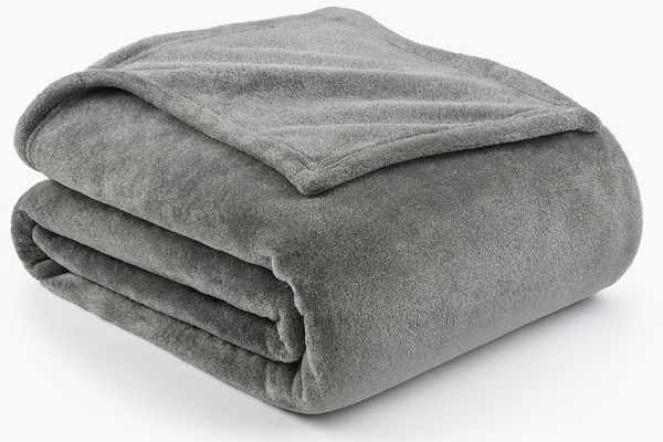 Julido Kuschlig weiche Kuscheldecke 150x200cm Wohndecke Tagesdecke Anthrazit