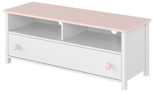 Lowboard Luna TV-Unterschrank 120cm weiß rosa