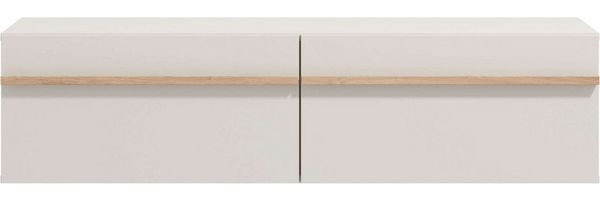 INOSIGN TV-Board Arles Lowboard, Breite 128 cm, TV-Schrank, TV-Ständer, Wandmontage, mit zwei geschlossenen Fächern, in Kaschmir farbe, mit Klappentüren Bild 4