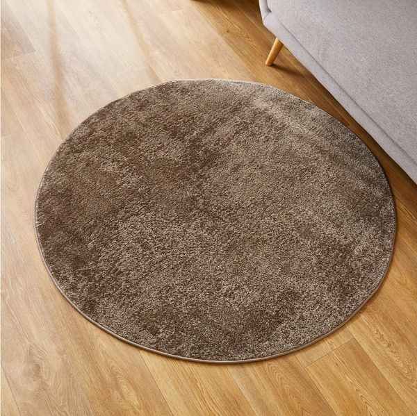 Andiamo Teppich Luna, rund, Höhe: 7 mm, Kurzflor, modernes Design, meliert, Wohnzimmer, Schlafzimmer