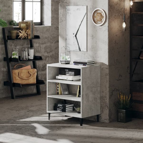vidaXL Sideboard Betongrau 57 x 35 x 70 cm Spanplatte [806062]