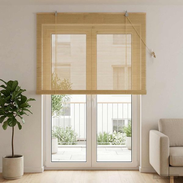 vidaXL Rollo Natur 150 x 220 cm Bambus 42040583