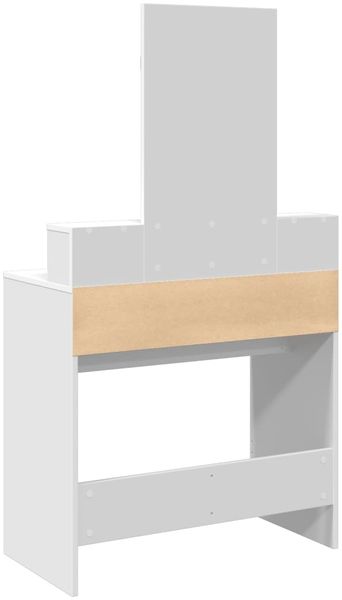 vidaXL Schminktisch mit Spiegel Weiß 80x41x144,5 cm 848171 Bild 6