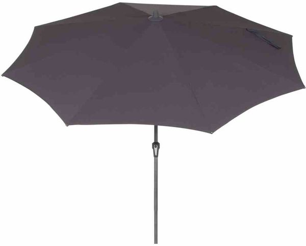 Siena Garden Sonnenschirm Mittelstockschirm Avio anthrazit Ø 300cm Marktschirm