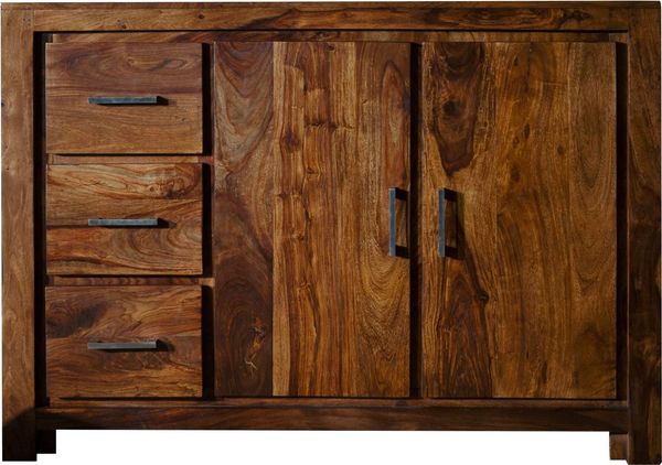 Sideboard Sheesham 118x45x85 life honey lackiert METRO LIFE #122