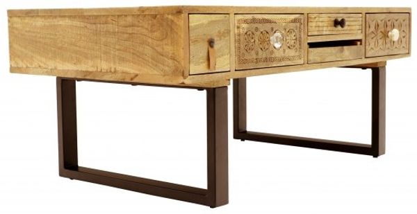 Couchtisch Manu 110x45x60 aus Mangoholz