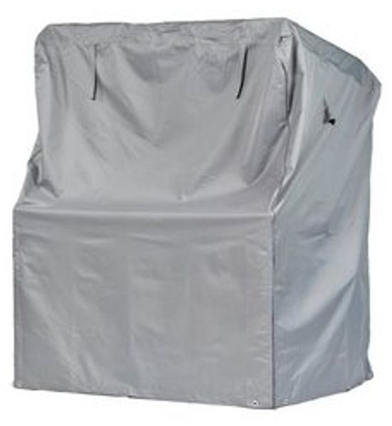 mehr Garten Gartenmöbel-Schutzhülle Premium, Premium Strandkorb-Schutzhülle: 125(B)x100(T)x165/140(H) cm I Abdeckha Bild 6