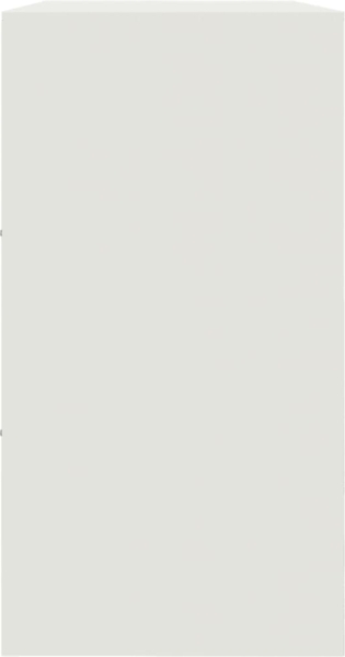 vidaXL Sideboard Weiß 99x39x73 cm Stahl 841726 Bild 7