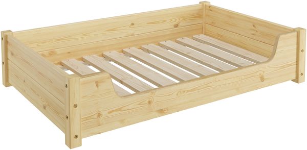Hundebett für große Hunde 100x60 Kiefer Tierbett V-30-32-K-100x60mit Rollrost Polster und Matratze Bild 3