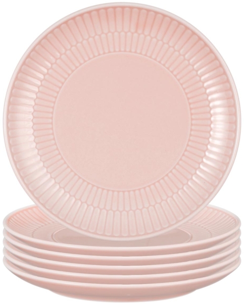 Seltmann Weiden Amina Brotteller ø 16,3 cm 6er Set Rosé