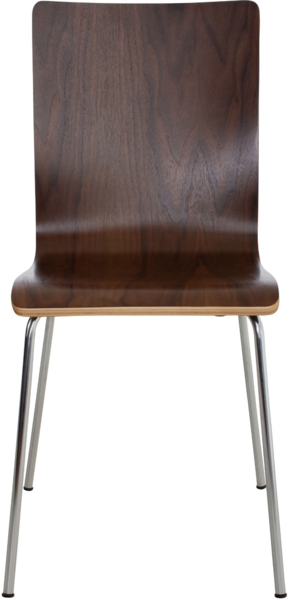 Besucherstuhl Pepe 8 Stühle Walnuss Bild 4