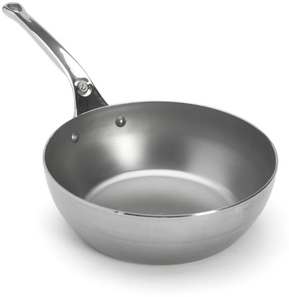 De Buyer Sauteuse / Schmorpfanne Mineral B Pro - 24 cm - Silber