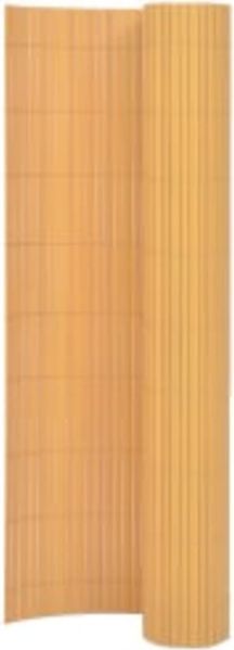 vidaXL Gartenzaun Doppelseitig 110x300 cm Gelb 317153