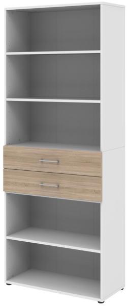 Regal in Sonoma Eiche - 80x212,5x34,4cm (BxHxT)