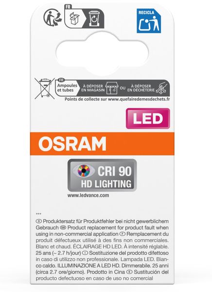 OSRAM OSR LED Reflek. MR16 3,4W 36dim
