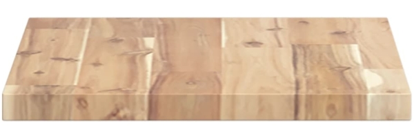 vidaXL Schweberegal 60x30x2 cm Massivholz Akazie Unbehandelt 3279367 Bild 4