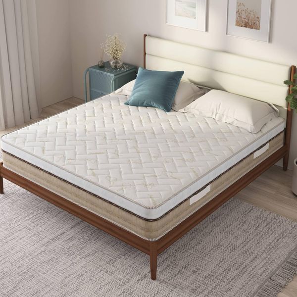 Talamo Italia - Pandia-Doppelmatratze, hochwertige Matratze, ergonomische Matratze, Taschenfederkernmatratze, 100% Made in Italy, 180 x 200 x 25 cm