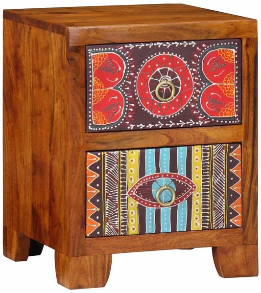 vidaXL Nachttisch 35x35x45 cm Massivholz Akazie 4016492