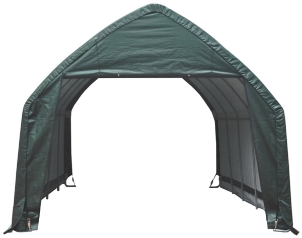 ShelterLogic Folien Zeltgarage Gerätehaus | Grün |