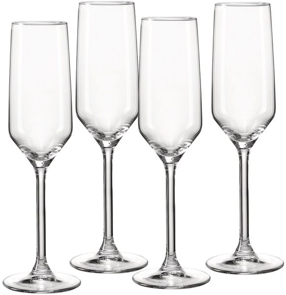 Ritzenhoff & Breker Sektglas Rumba, 4-tlg, Glas, 4er Set, je 220 ml
