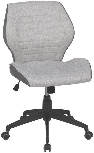 Bürostuhl >Madita< Wippmechanik, ergonomisch, hellgrau / dunkelgrau - 61x90x61 (BxHxT)