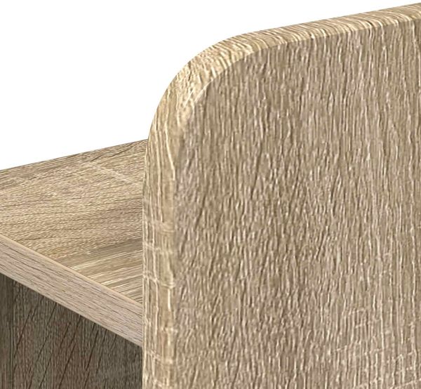 vidaXL Bettgestell mit Stauraum Sonoma-Eiche 90 x 190 cm Holzwerkstoff 3433444 Bild 6