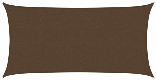 vidaXL Sonnensegel 160 g/m² Braun 2,5x5 m HDPE 311786
