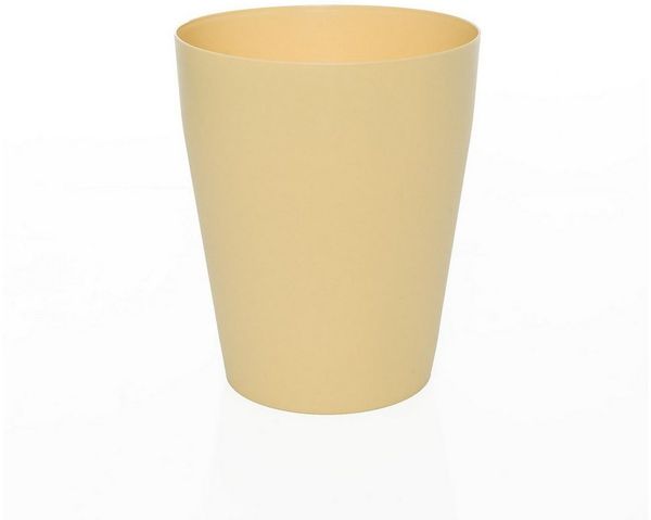 Sinoba Papierkorb rund moderner Mülleimer Papiereimer 788789, aus Kunststoff ideal für Kinderzimmer Küche Büro, 12 Liter Höhe 26,5cm