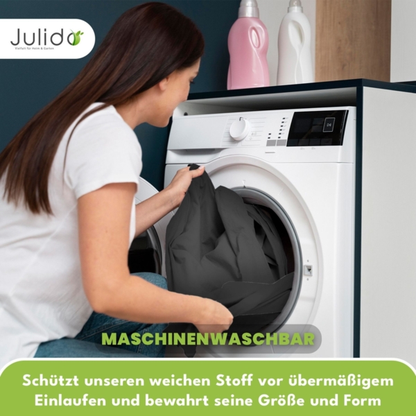 Jersey Spannbettlaken 180-200x200cm 100% Baumwolle Anthrazit Bild 8