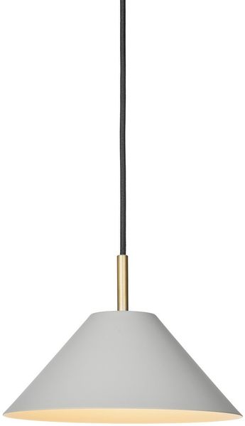 Halo Design 744664 Pendelleuchte Hygge 24cm hellgrau G9