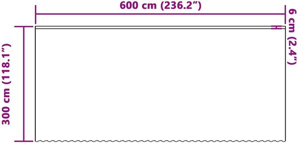 vidaXL Spitzenvorhang mit Vorhängen Floral Weiß 300 x 600 cm Polyester 4107942 Bild 8