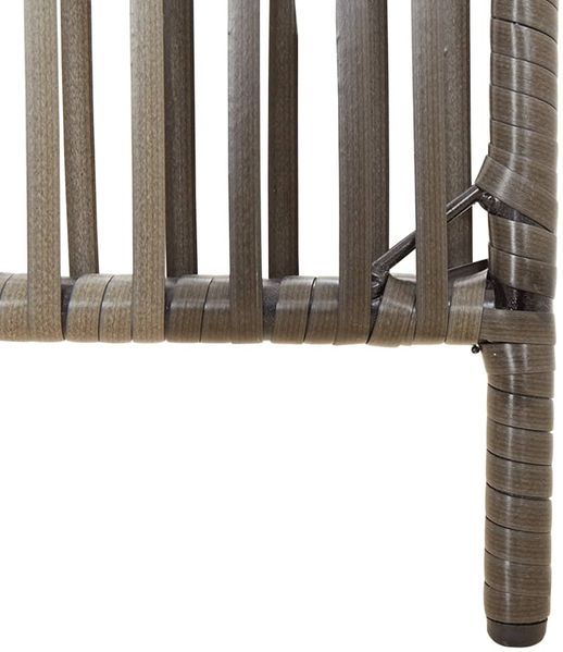 vidaXL Paravent 6-tlg. Grau Poly Rattan 365386 Bild 8