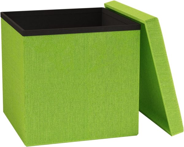 VCM Sitzbank Boxas 921041 Grün H. 38 x B. 38 x T. 38 cm