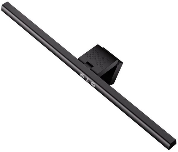 Quntis Schreibtischlampe LED Schreibtischlampe 50cm Monitor Lampen mit Touch-Bedienung, Timer, 3 Farbtemperaturen, stufenlos einstellbarer Helligkeit, LED wechselbar, Tageslichtweiß, Kaltweiß/Warmweiß, dimmbar, ideal für E-Reading, Home-Office und Büro