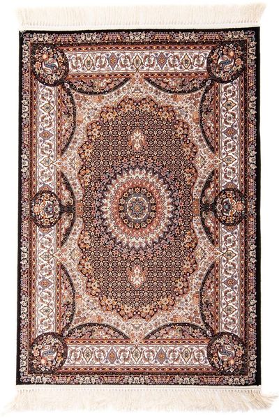 Orientteppich »Aras« 225 x 150 cm - schwarz