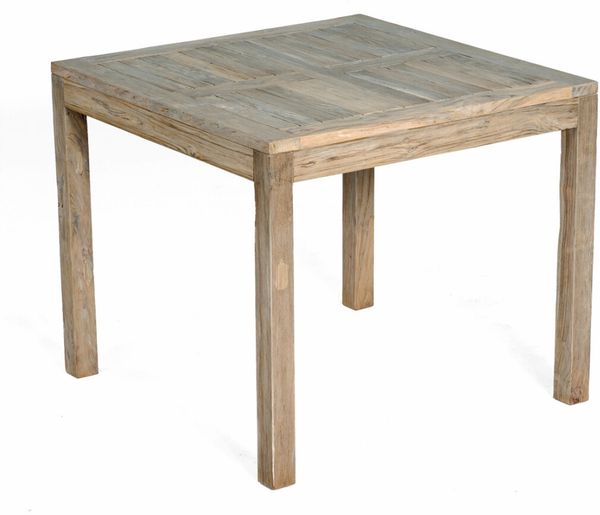 Tisch Wellington 90cm x 90cm Old Teak grey-washed