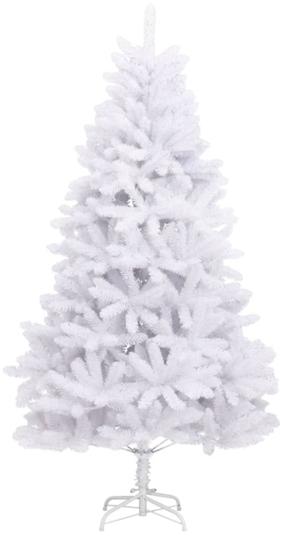 vidaXL Künstlicher Weihnachtsbaum Klappbar mit Ständer Weiß 300 cm 357790