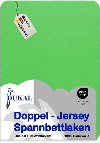 DUKAL Spannbettlaken Kinderspannbettlaken, 32 verschiedene Farben, 100% Baumwolle, Doppel-Jersey, Gummizug: rundum, (1 Stück), 40x90 cm, aus hochwertigem Doppel-Jersey, Made in Germany Bild 4