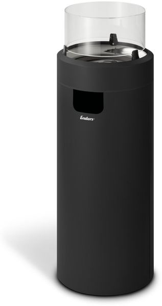 Terrassenfeuer NOVA LED L - black / silver 50mbar