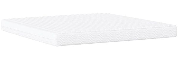 vidaXL Bett mit Matratze "Dover" Schwarz und Weiß 200x200 cm Kunstleder 3208482 Bild 5