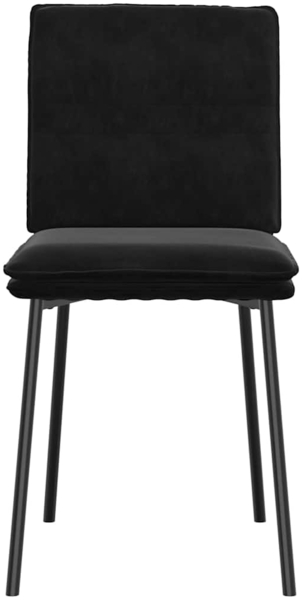 vidaXL Esszimmerstühle 6 Stk. Schwarz Samt 3315620 Bild 3