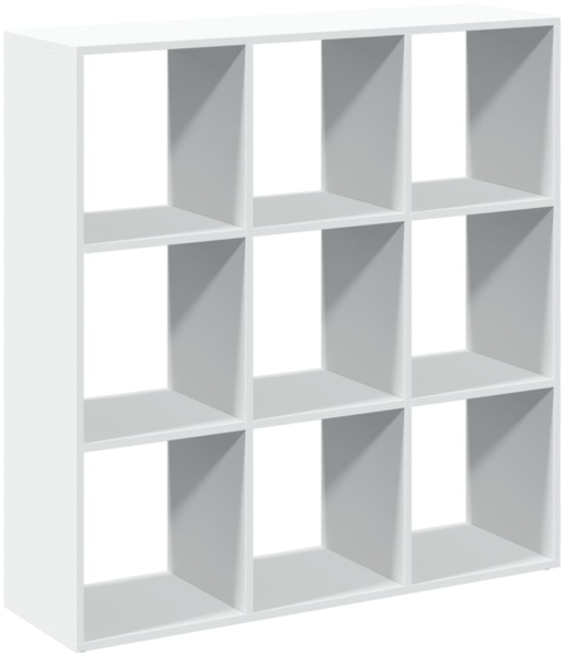 vidaXL Raumteiler-Bücherregal Weiß 102x29x103,5 cm Holzwerkstoff 858039