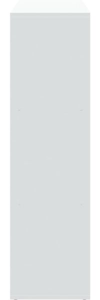 vidaXL Raumteiler-Bücherregal Weiß 102x29x103,5 cm Holzwerkstoff 858039 Bild 7