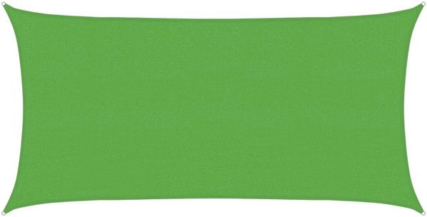 vidaXL Sonnensegel Hellgrün 2 x 6 m HDPE 42032712