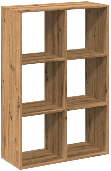 vidaXL Raumteiler-Bücherregal Artisan-Eiche 69,5x29x103,5 cm 858020 Bild 7